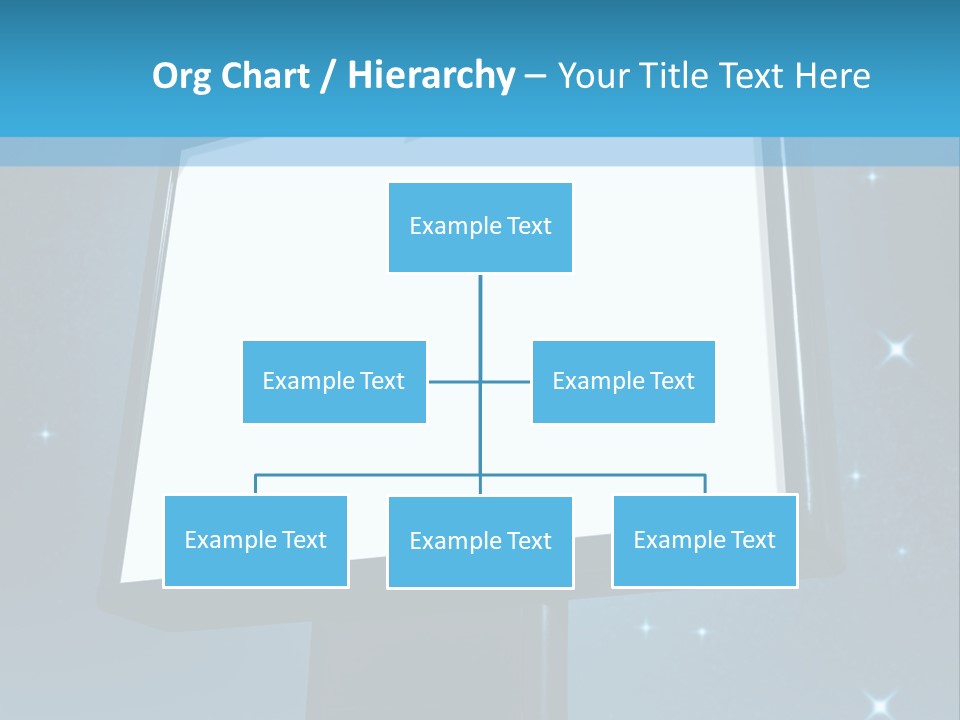Message Advertisement Blue PowerPoint Template