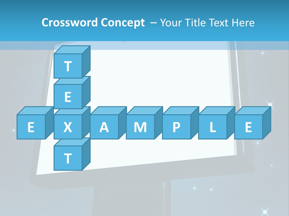 Message Advertisement Blue PowerPoint Template