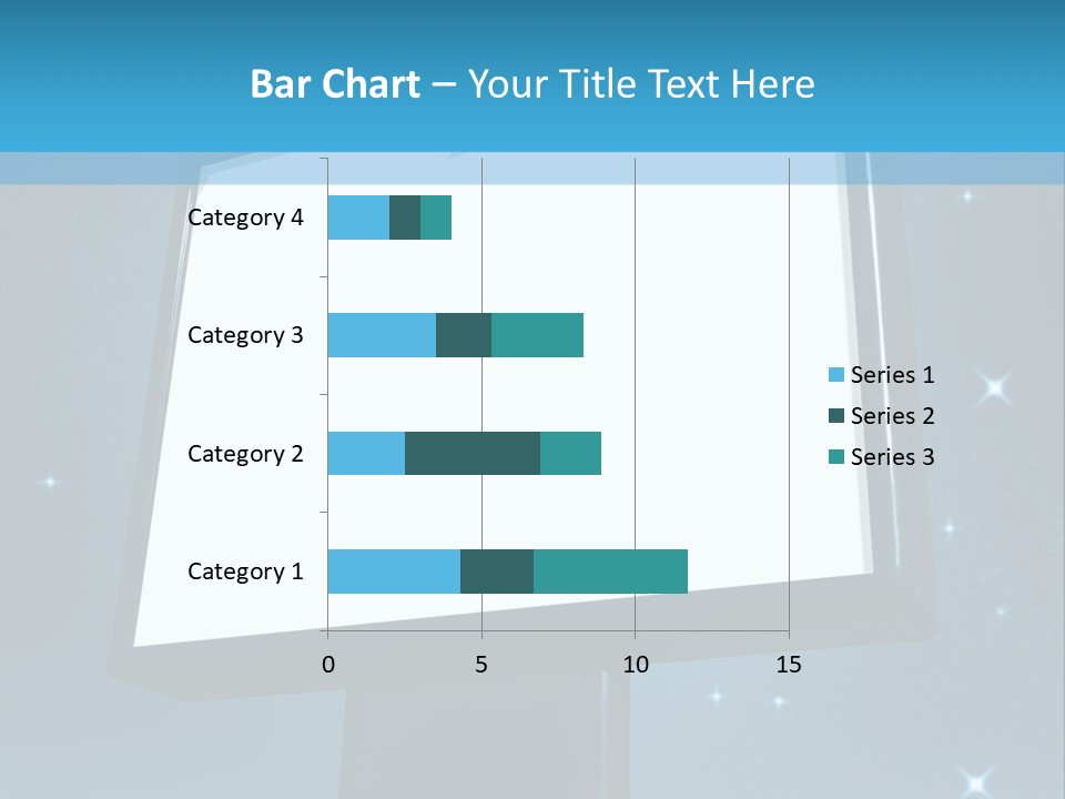 Message Advertisement Blue PowerPoint Template