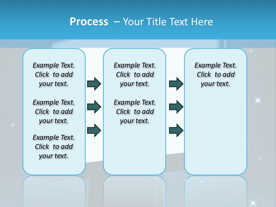 Message Advertisement Blue PowerPoint Template