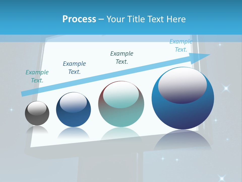 Message Advertisement Blue PowerPoint Template