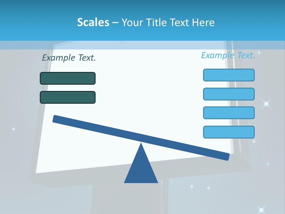 Message Advertisement Blue PowerPoint Template