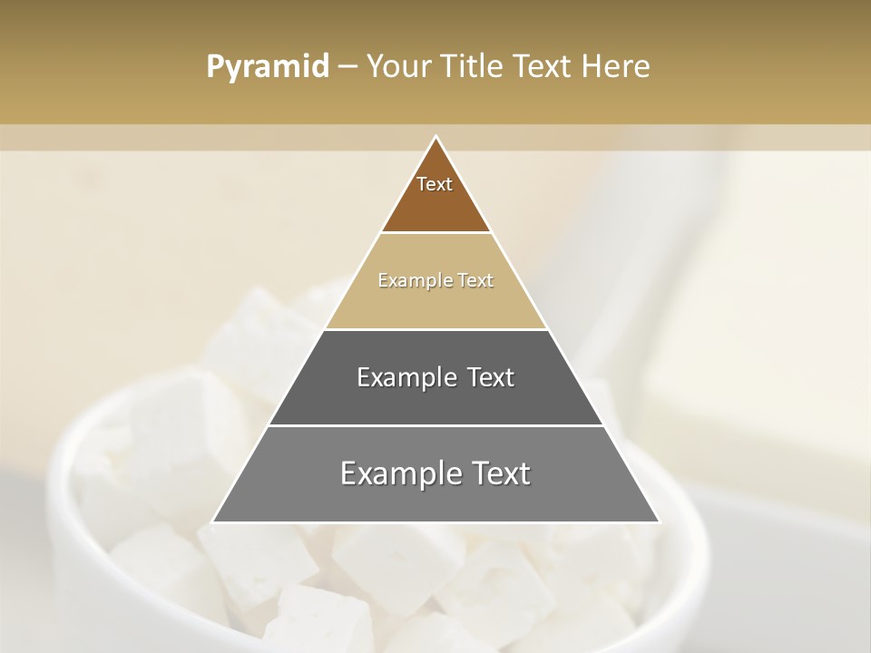 A Bowl Of Marshmallows On A Wooden Table PowerPoint Template