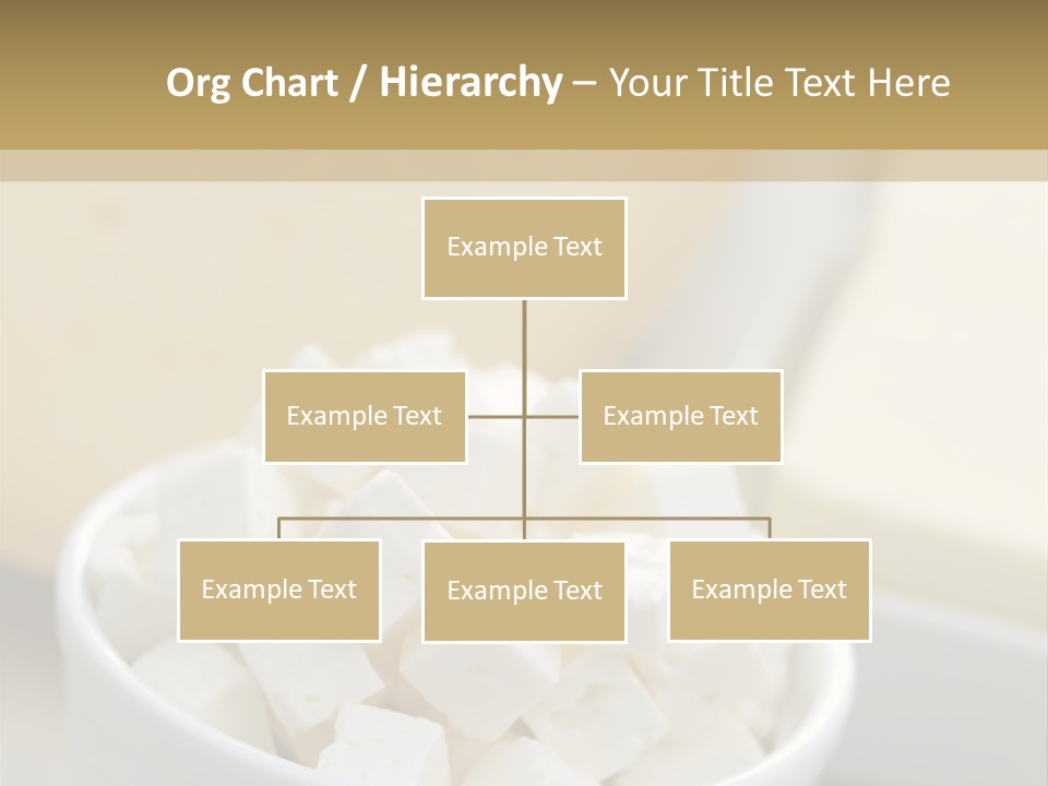 A Bowl Of Marshmallows On A Wooden Table PowerPoint Template