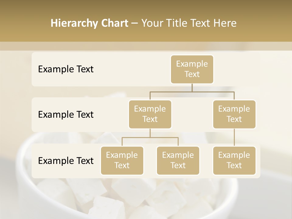 A Bowl Of Marshmallows On A Wooden Table PowerPoint Template