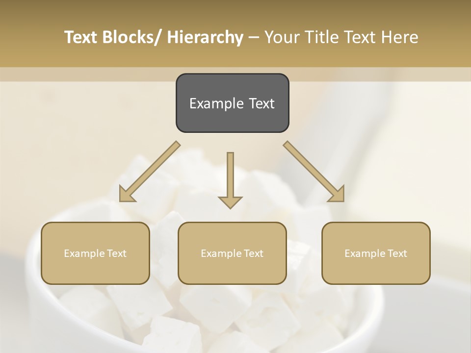 A Bowl Of Marshmallows On A Wooden Table PowerPoint Template
