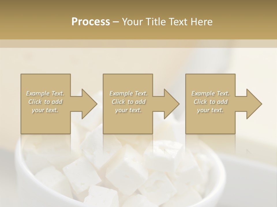 A Bowl Of Marshmallows On A Wooden Table PowerPoint Template