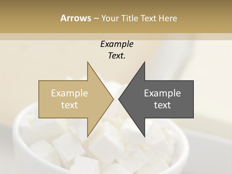 A Bowl Of Marshmallows On A Wooden Table PowerPoint Template