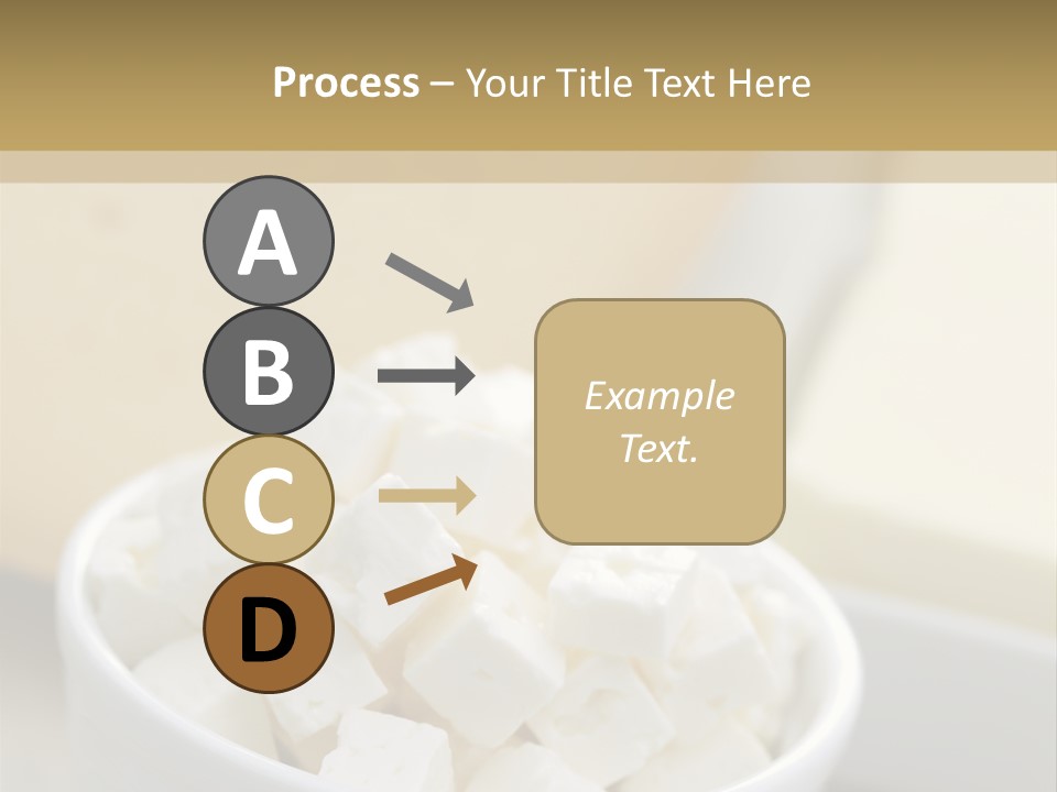 A Bowl Of Marshmallows On A Wooden Table PowerPoint Template