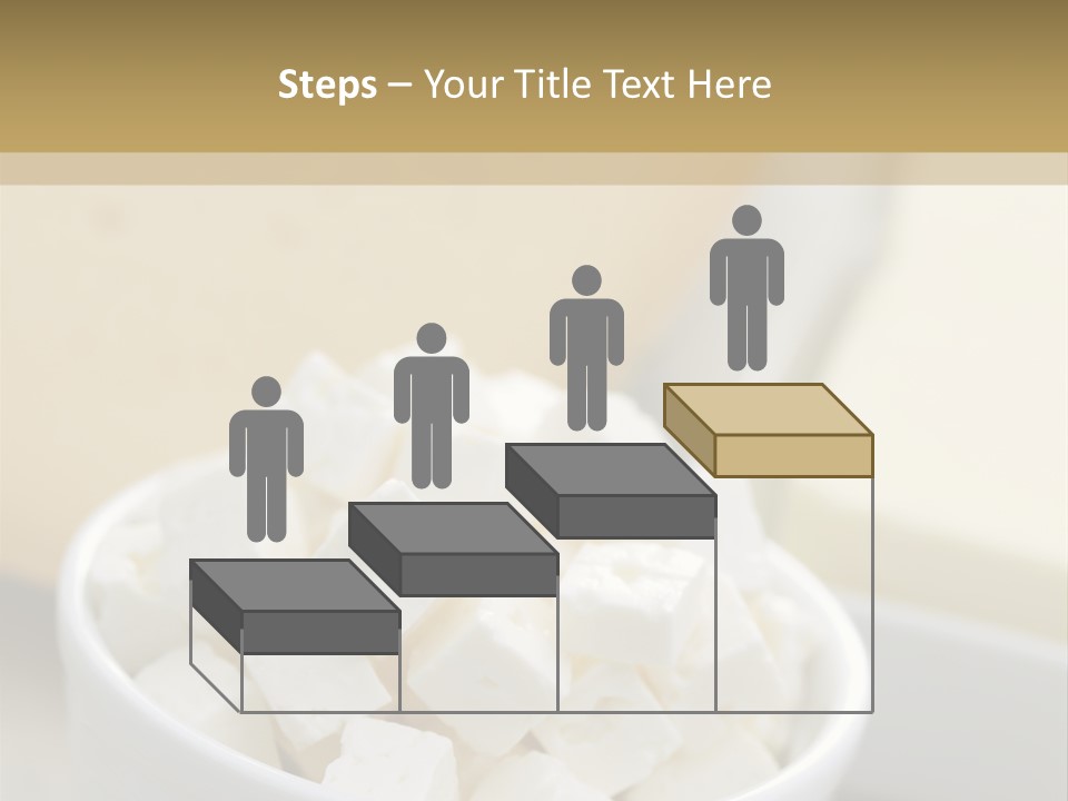 A Bowl Of Marshmallows On A Wooden Table PowerPoint Template