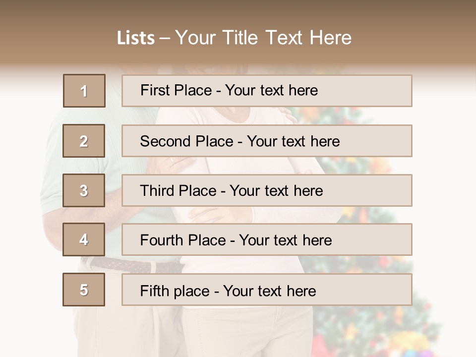 Decoration Man Holiday PowerPoint Template