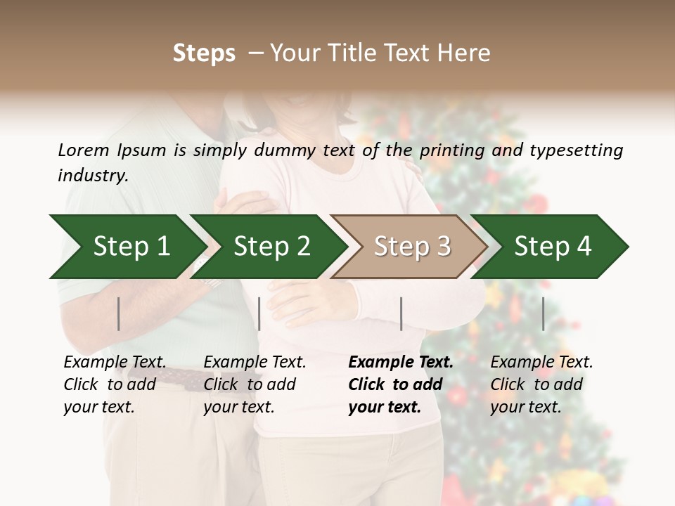 Decoration Man Holiday PowerPoint Template