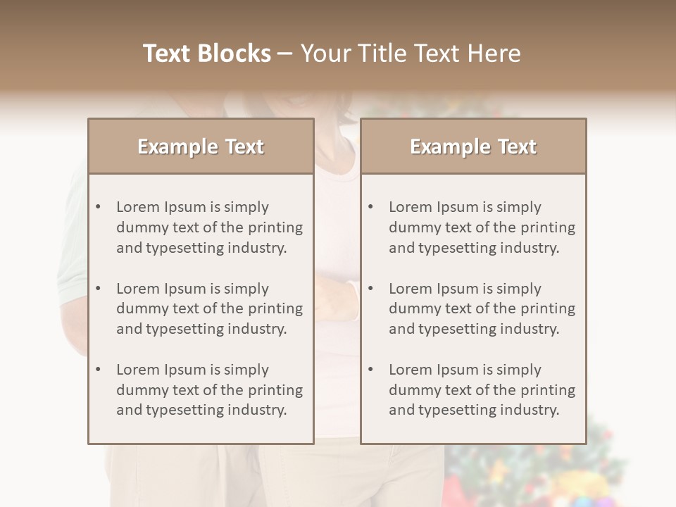 Decoration Man Holiday PowerPoint Template