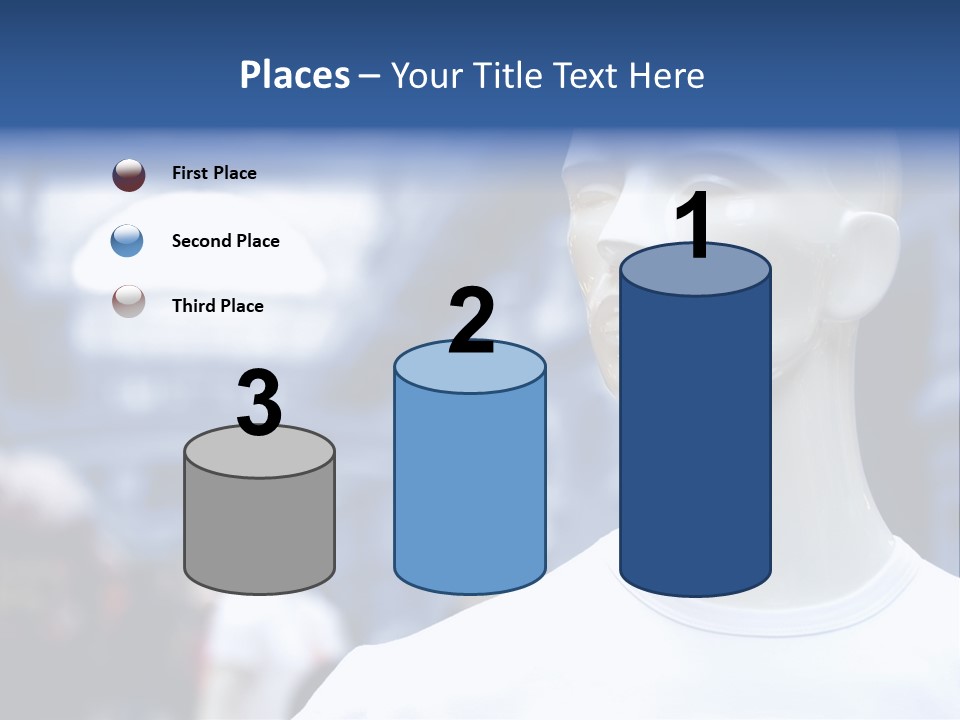 New White Decoration PowerPoint Template