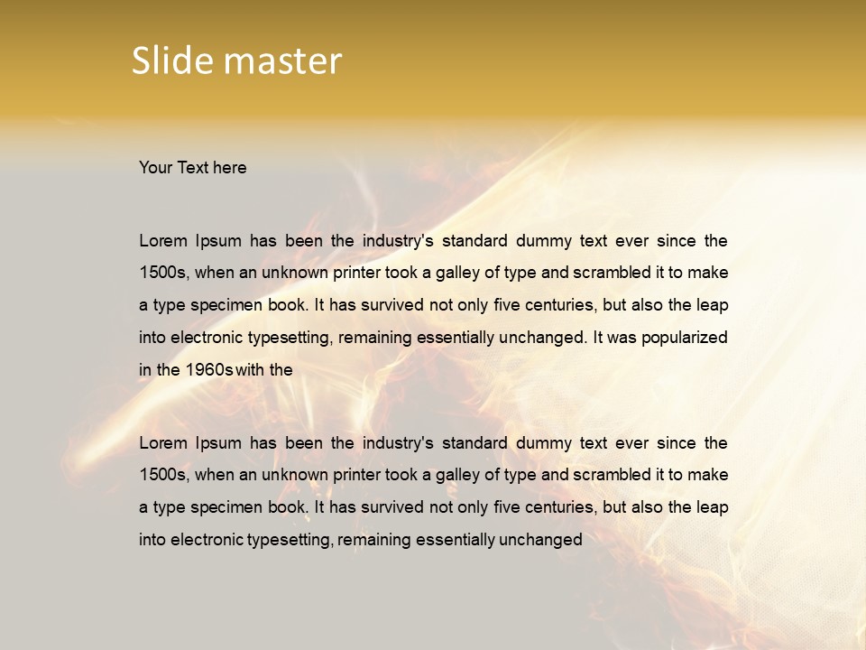 Costume Shoe Symbol PowerPoint Template