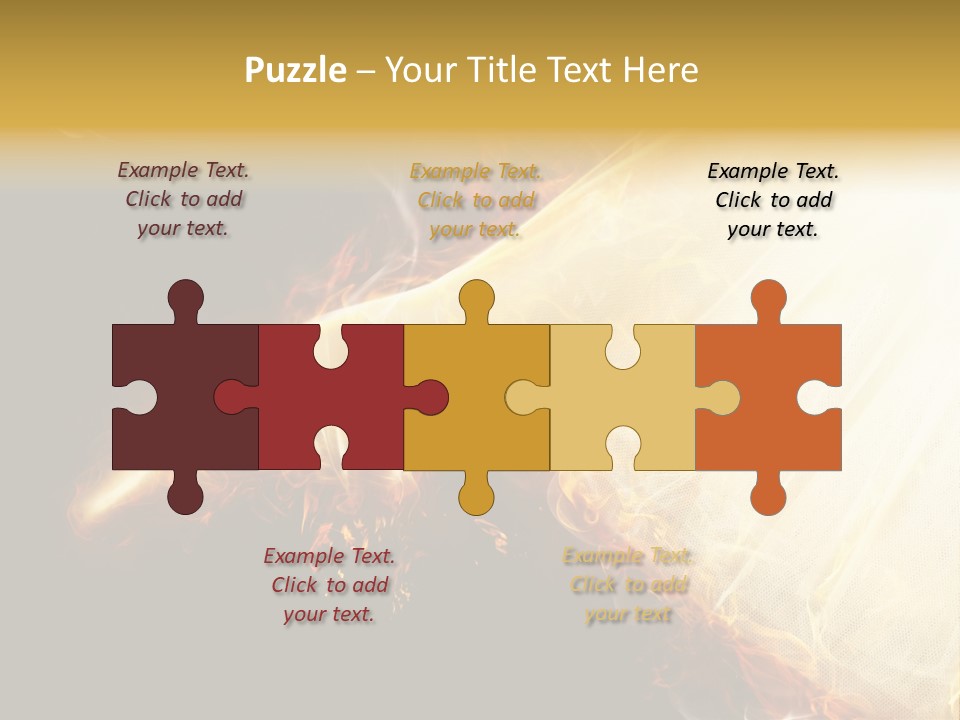 Costume Shoe Symbol PowerPoint Template