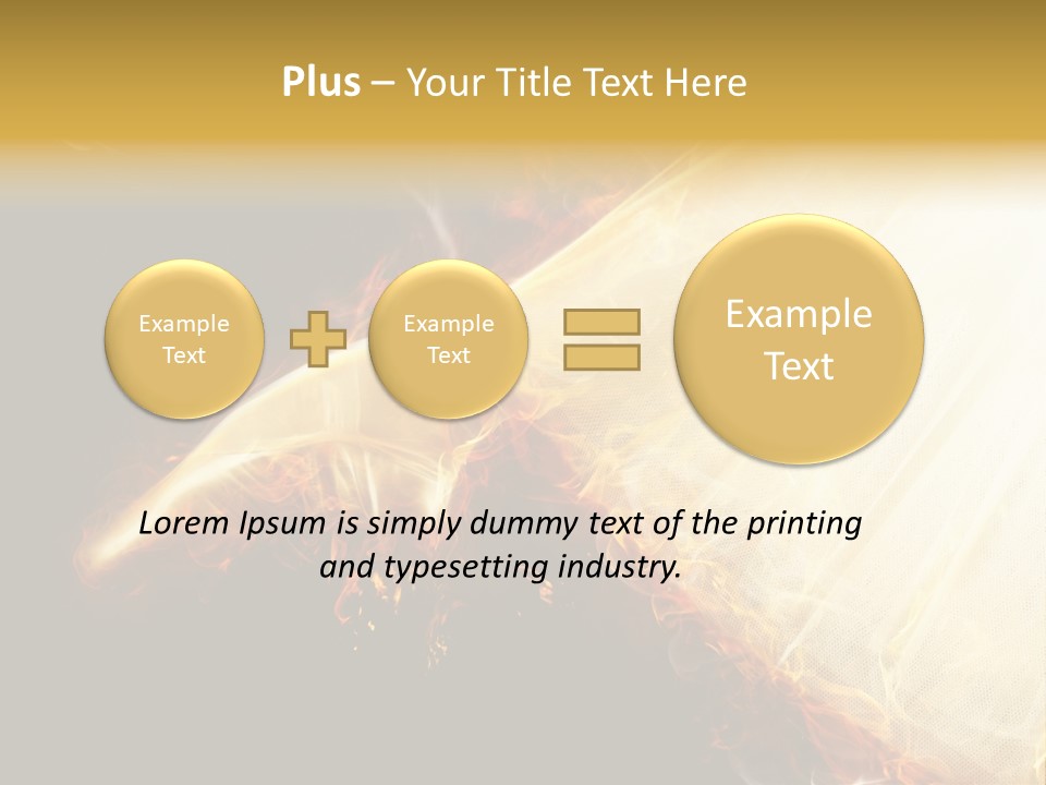 Costume Shoe Symbol PowerPoint Template