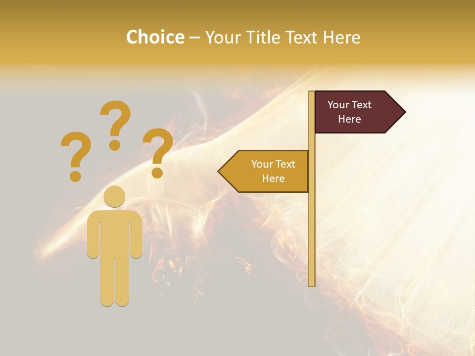 Costume Shoe Symbol PowerPoint Template