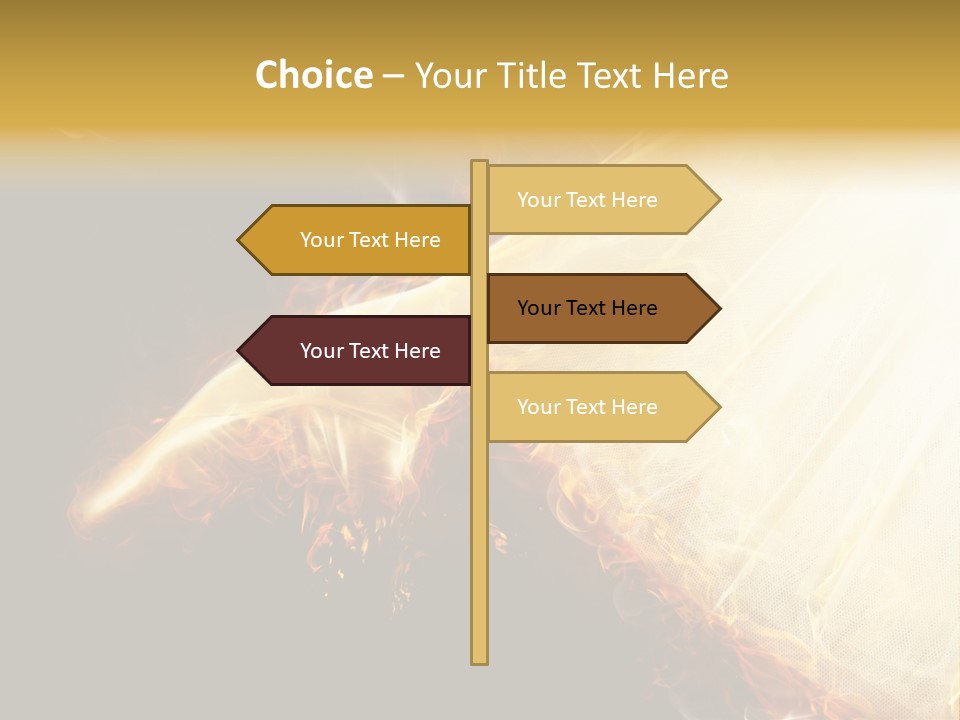Costume Shoe Symbol PowerPoint Template