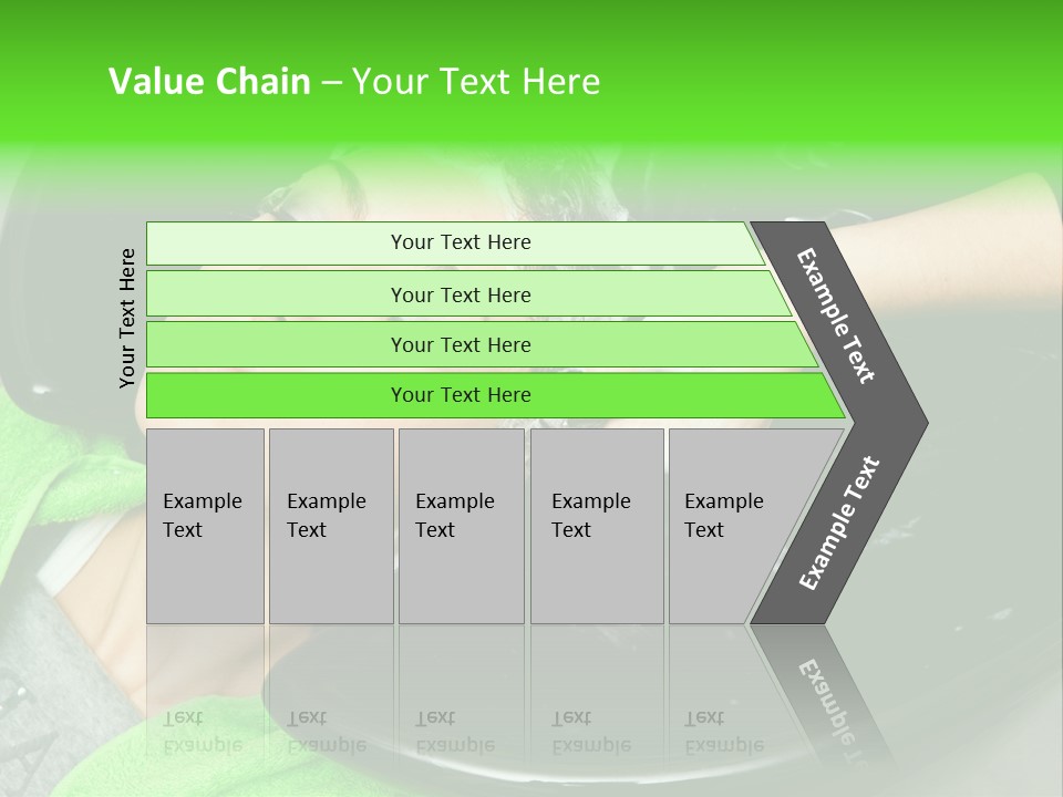 Towel Conditioner Brunette PowerPoint Template
