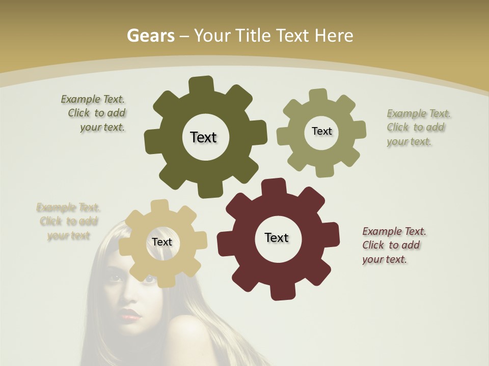 Erotic Seductive Glamour PowerPoint Template