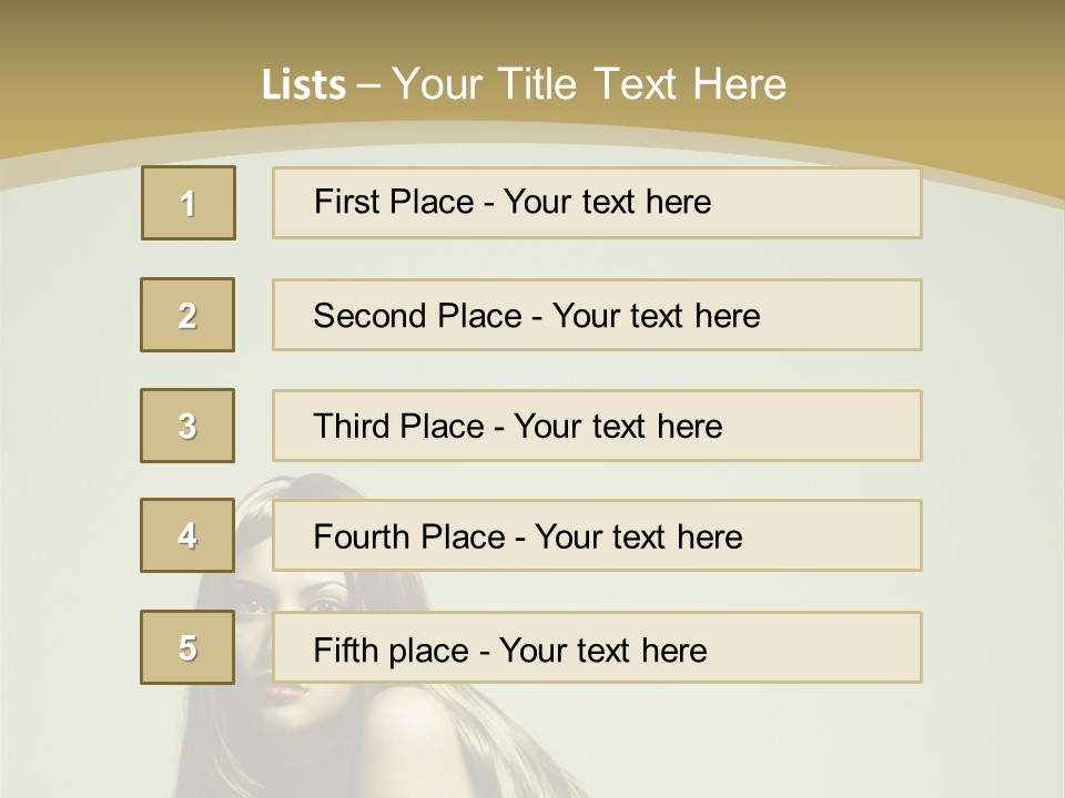 Erotic Seductive Glamour PowerPoint Template