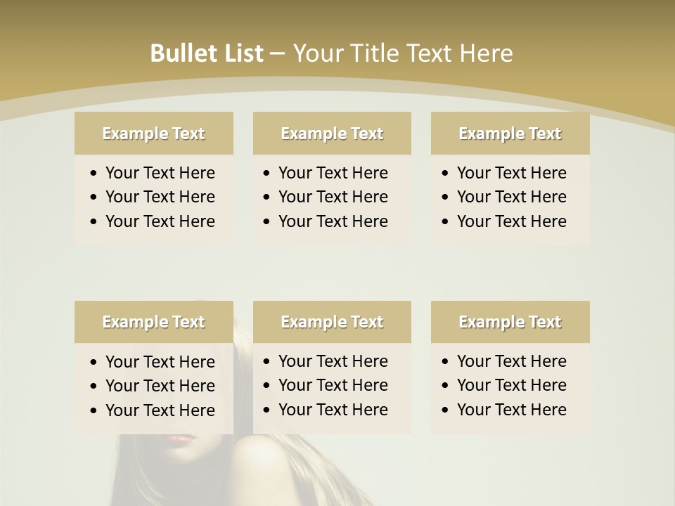 Erotic Seductive Glamour PowerPoint Template