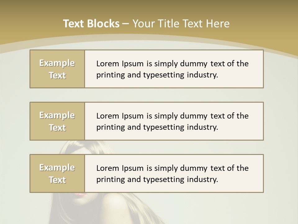 Erotic Seductive Glamour PowerPoint Template