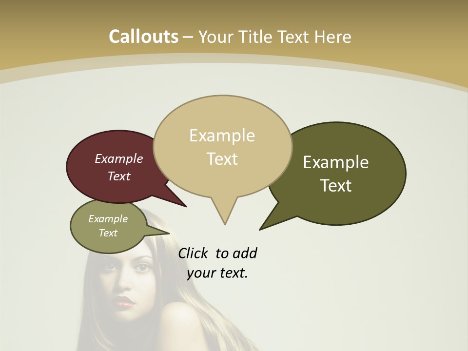 Erotic Seductive Glamour PowerPoint Template