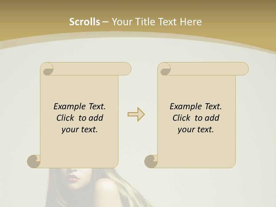Erotic Seductive Glamour PowerPoint Template