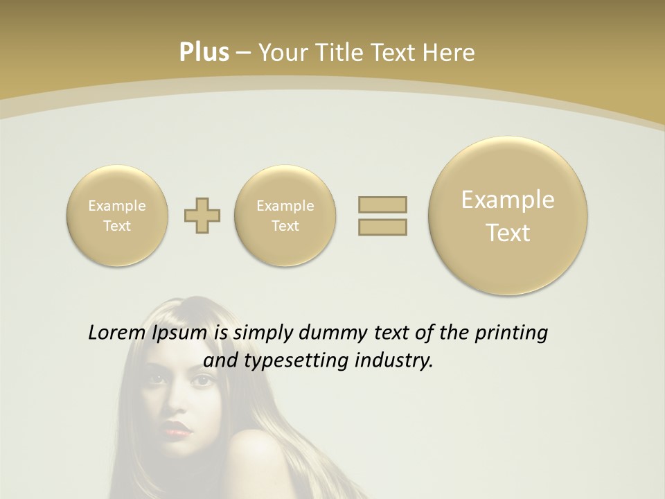 Erotic Seductive Glamour PowerPoint Template