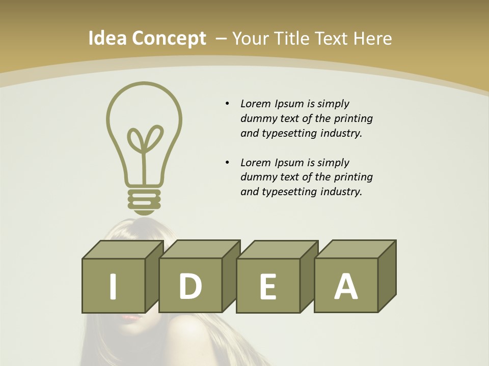 Erotic Seductive Glamour PowerPoint Template