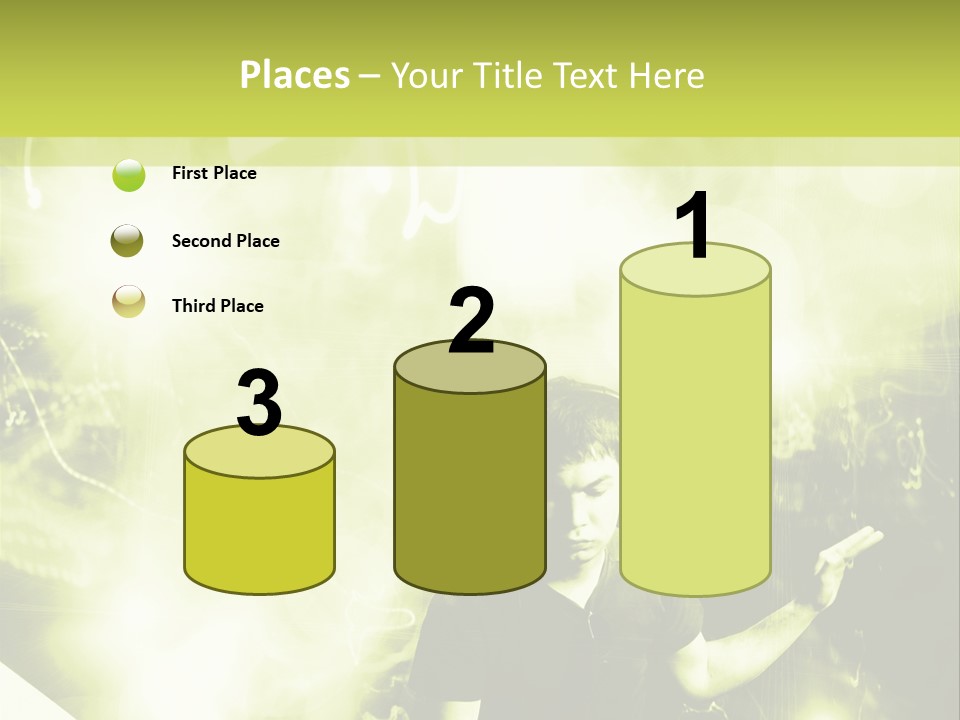 Electronic Headphones Club PowerPoint Template