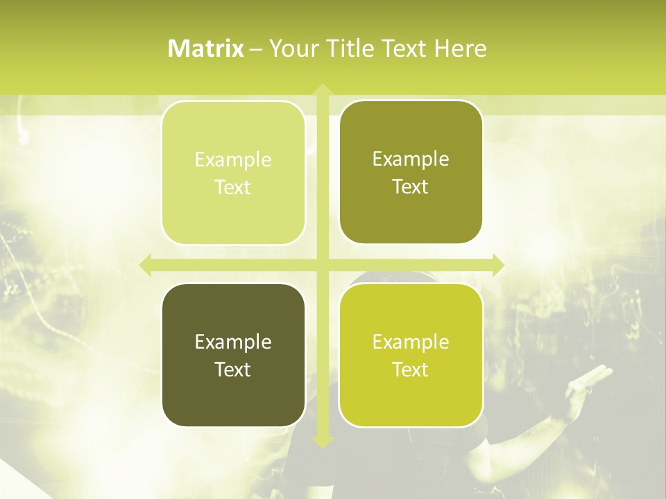 Electronic Headphones Club PowerPoint Template