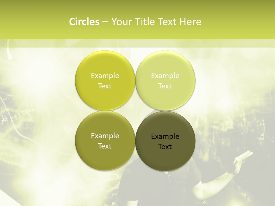 Electronic Headphones Club PowerPoint Template