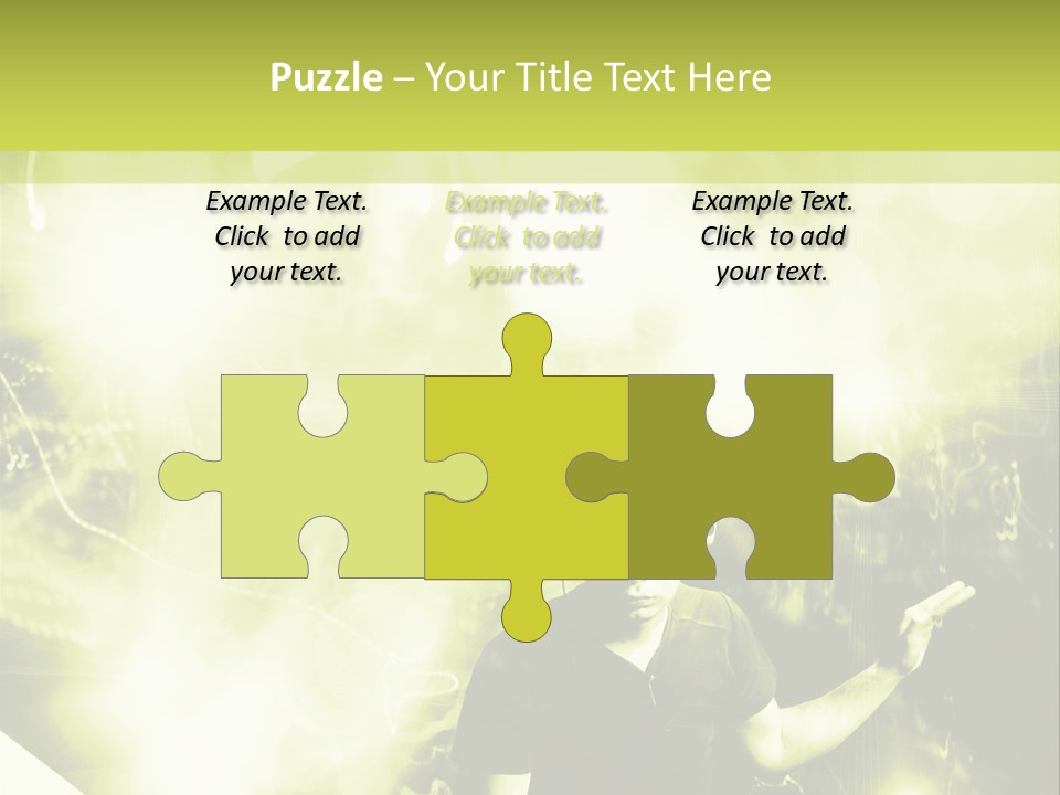 Electronic Headphones Club PowerPoint Template