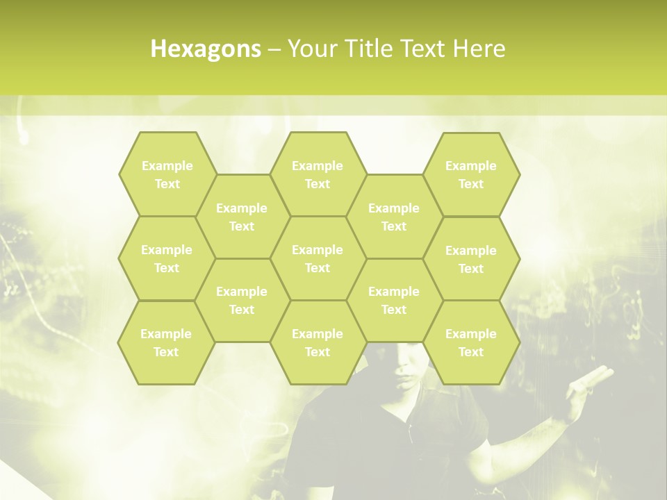 Electronic Headphones Club PowerPoint Template