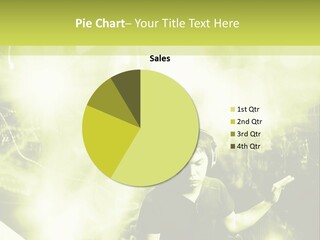 Electronic Headphones Club PowerPoint Template