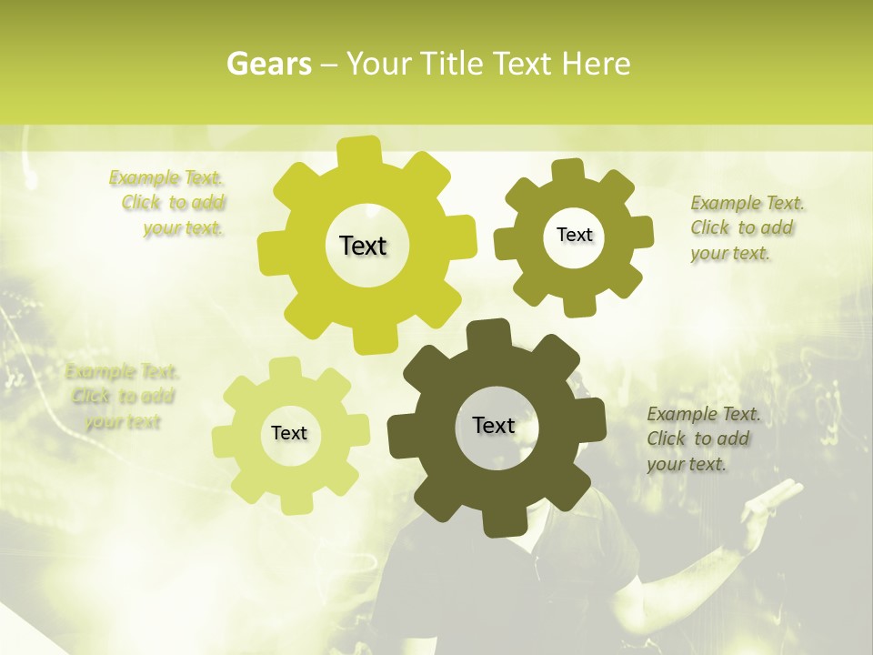 Electronic Headphones Club PowerPoint Template