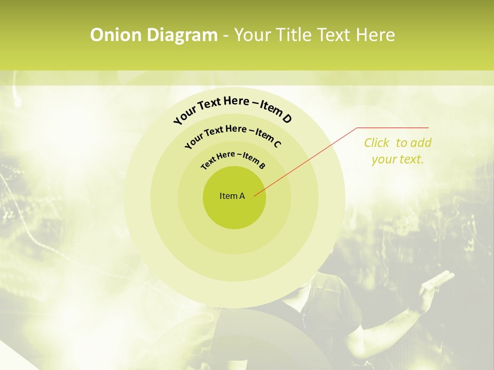 Electronic Headphones Club PowerPoint Template