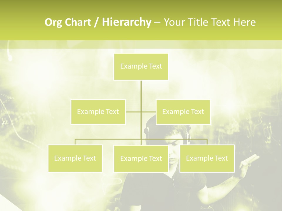 Electronic Headphones Club PowerPoint Template