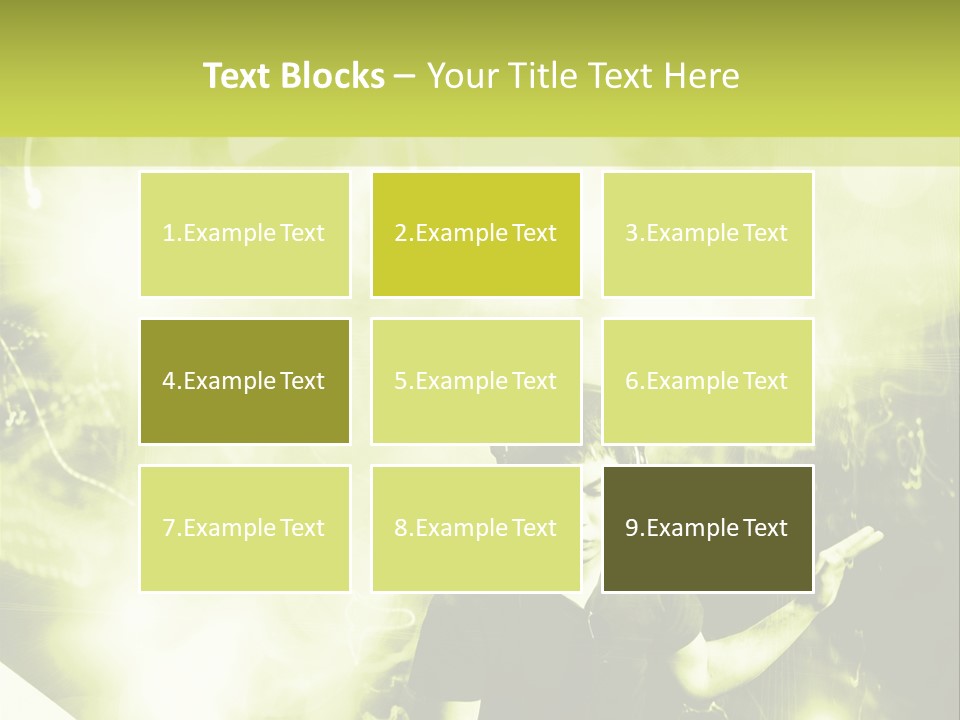 Electronic Headphones Club PowerPoint Template