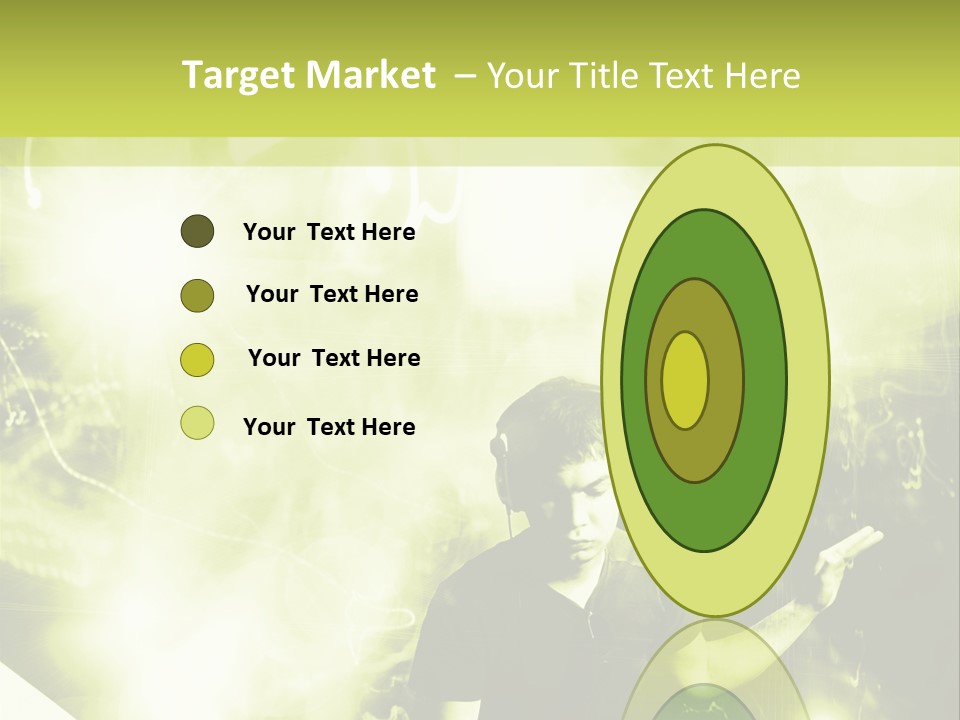 Electronic Headphones Club PowerPoint Template