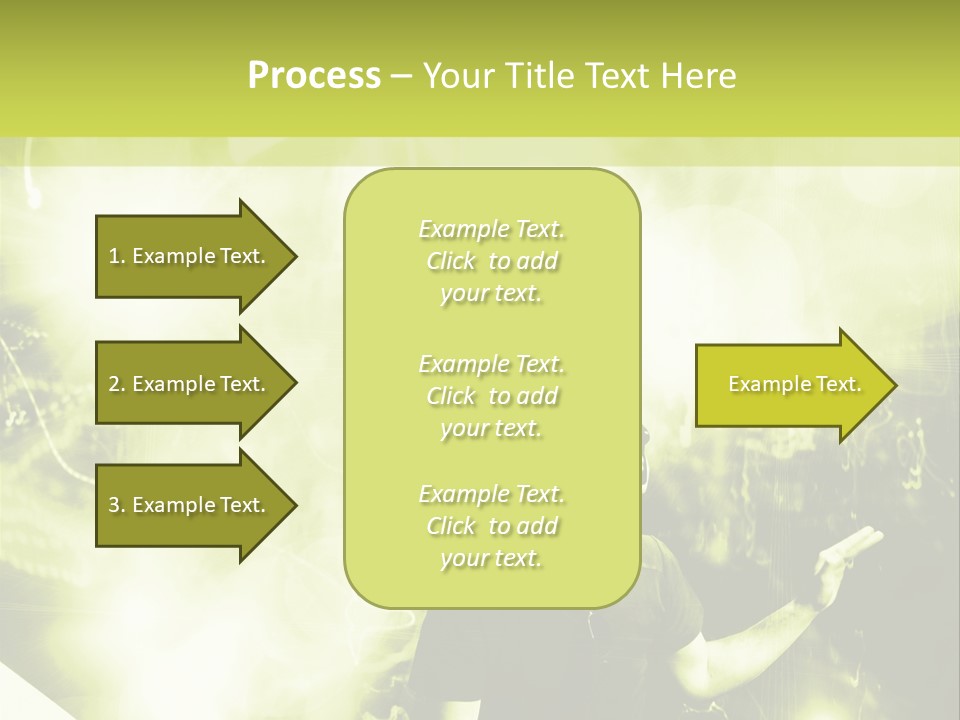 Electronic Headphones Club PowerPoint Template
