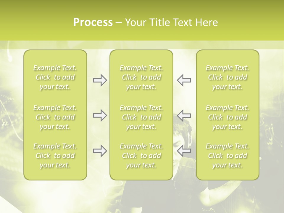 Electronic Headphones Club PowerPoint Template