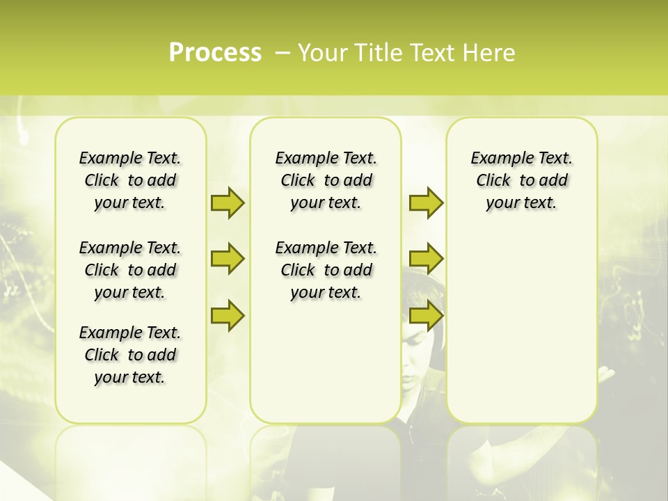 Electronic Headphones Club PowerPoint Template