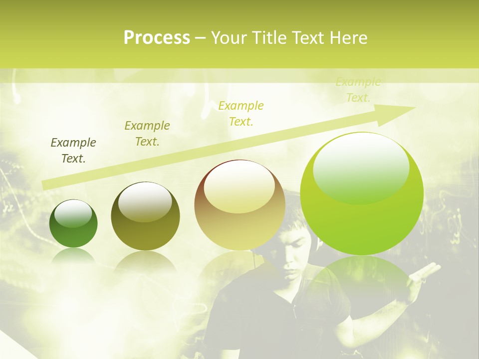 Electronic Headphones Club PowerPoint Template