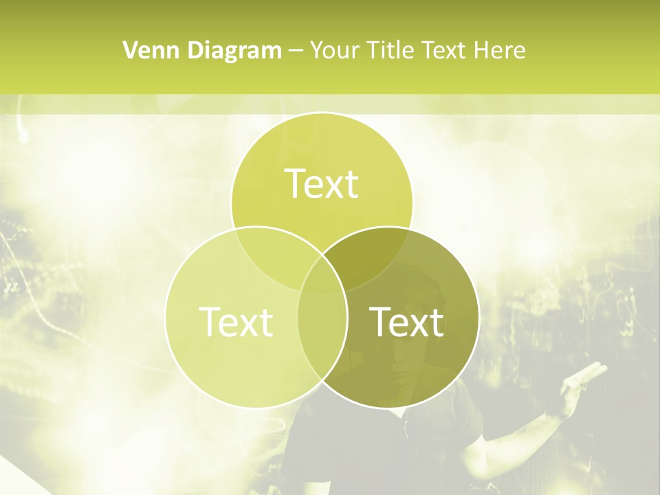 Electronic Headphones Club PowerPoint Template