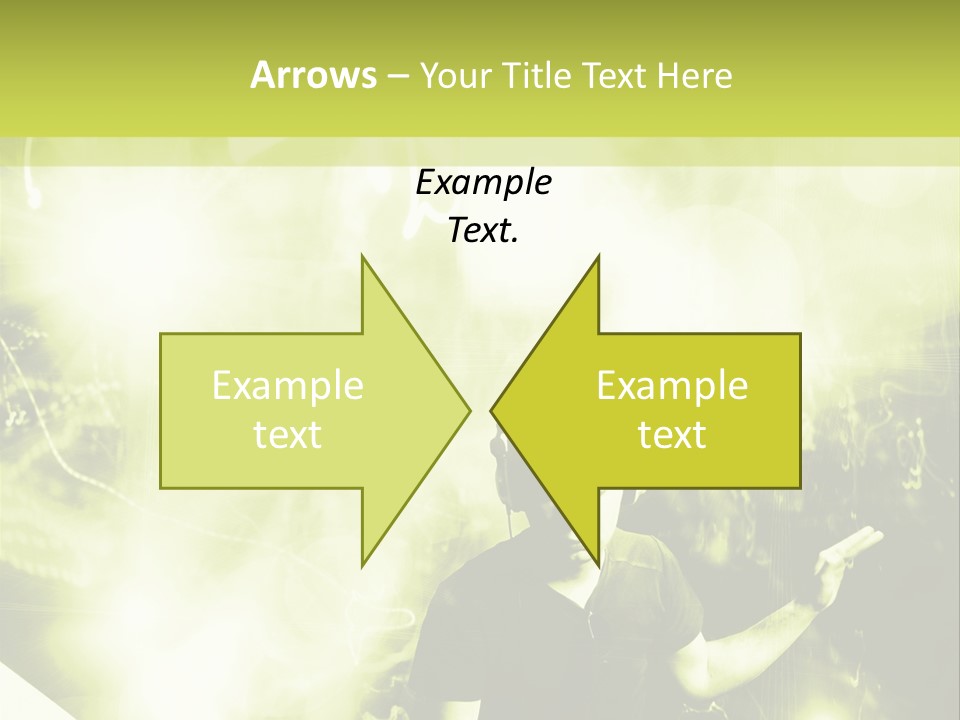 Electronic Headphones Club PowerPoint Template