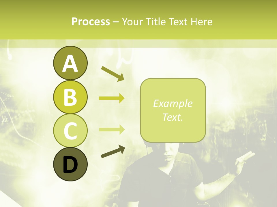 Electronic Headphones Club PowerPoint Template